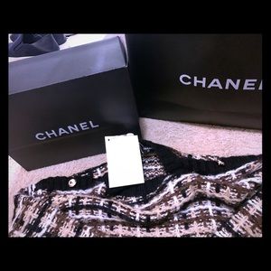 SOLD !!! Not available CHANEL WOOL TWO PIECE SET